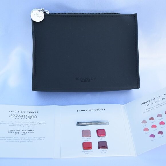 Givenchy Cosmetic Case with Burberry, Tom Ford, Mac Lip Samples, NEW - Picture 7 of 14